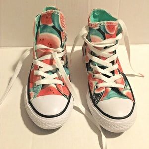 Converse All Star Chuck Taylor All Star Hi top Watermelon sneakers Junior 13 NEW